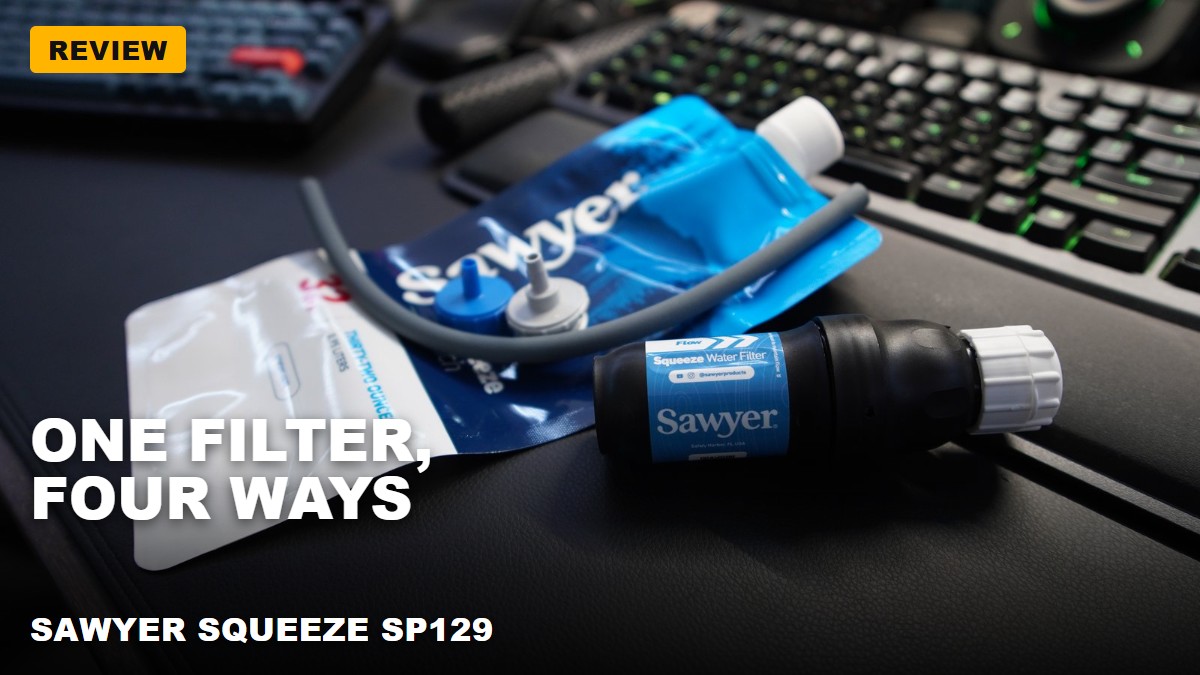 Sawyer Squeeze SP129 – A palm-sized water filter to stay safe on the go!