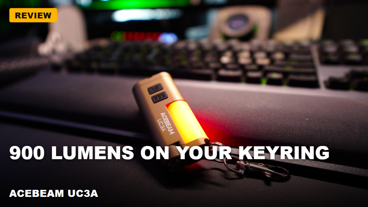 Acebeam UC3A – A keychain light with more versatility than lights twice its size!