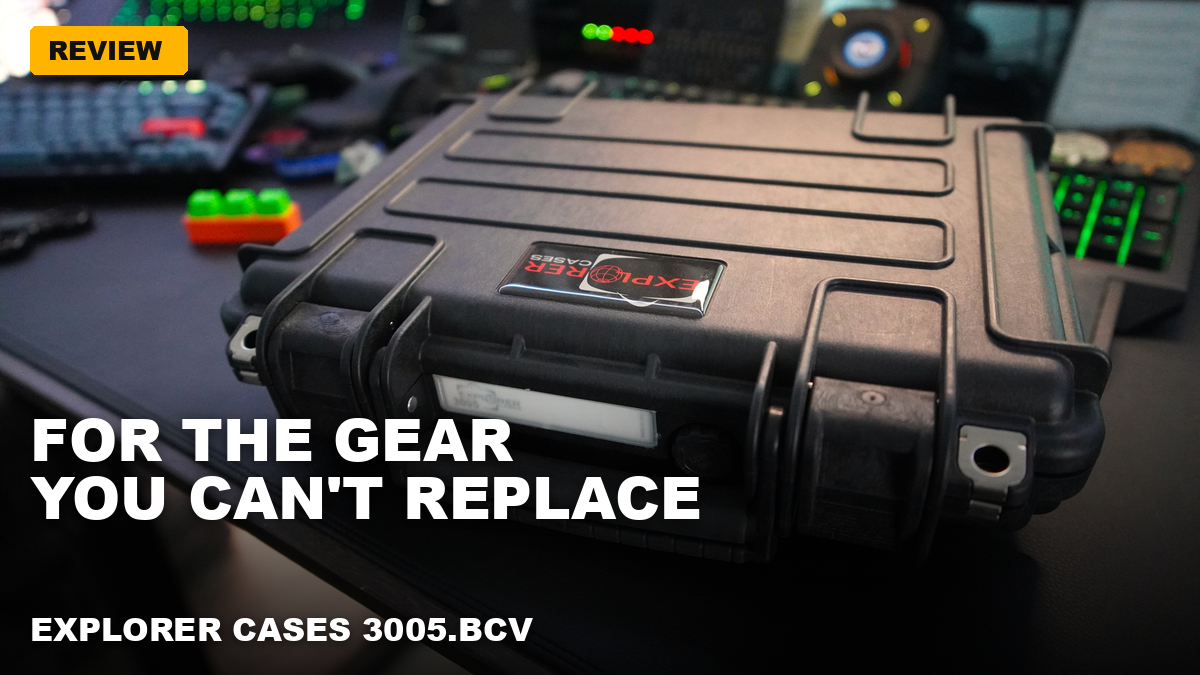 Explorer Cases 3005.BCV – A slim waterproof case for the gear you can’t replace!